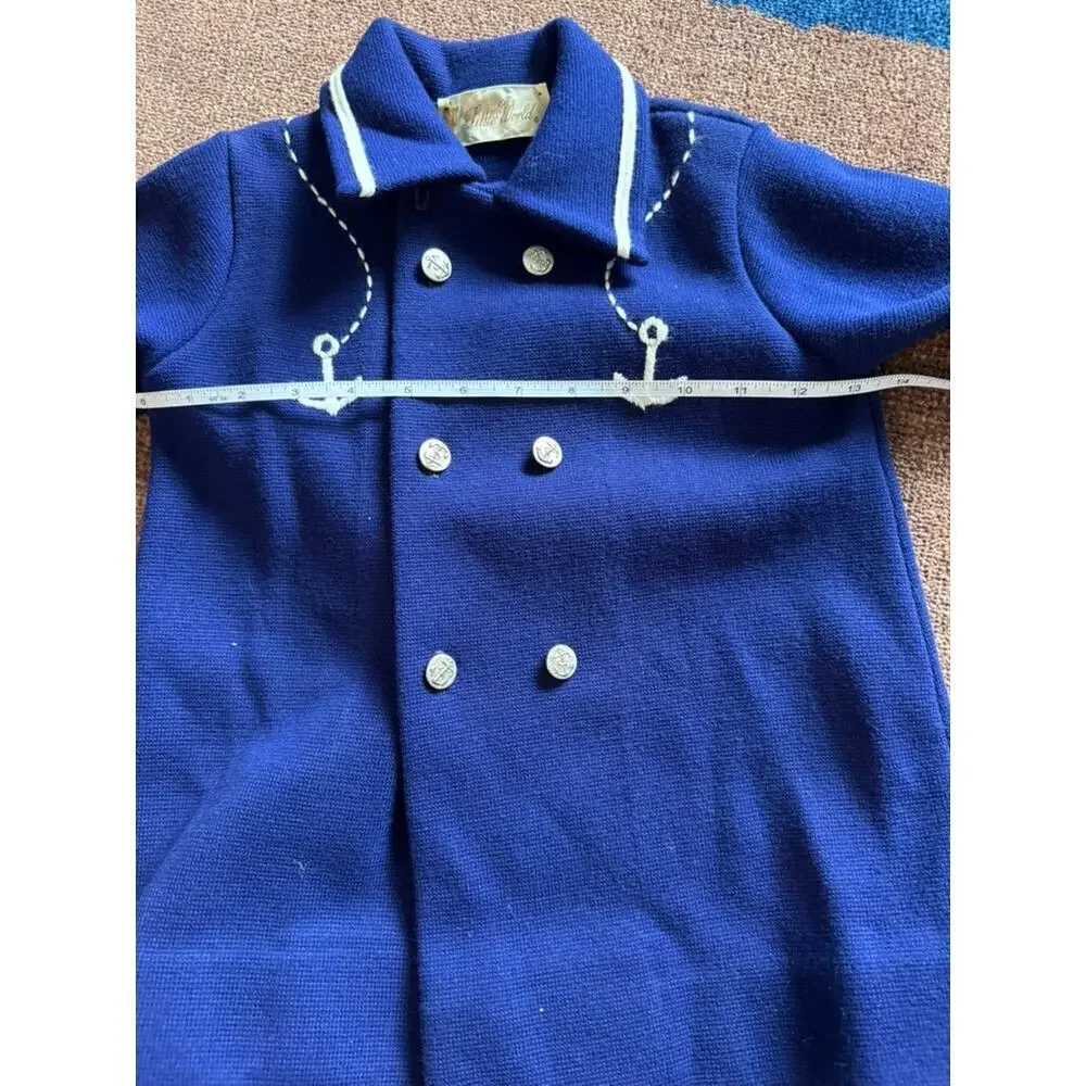 Little World Vintage Nautical Toddler‎ Coat - Size $T